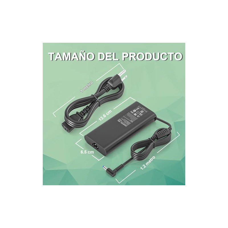 150W Cargador Compatible con HP ZBook Studio OMEN Pavilion Game