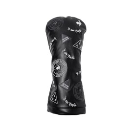 Cox Sportif Golf LG5FHC00U BK00 Head Cover, Driver, For DR, Embroidered Jump, Golf (Black)