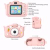 Kids Digital Camera with 32G Card Front Rear Lens 1080P
