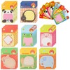32 Pieces (640 Sheets) Animal Sticky Notes, 8 Styles Mini