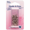 Hemline Hooks and Eyes - Nickel Silver, Size 3, 14
