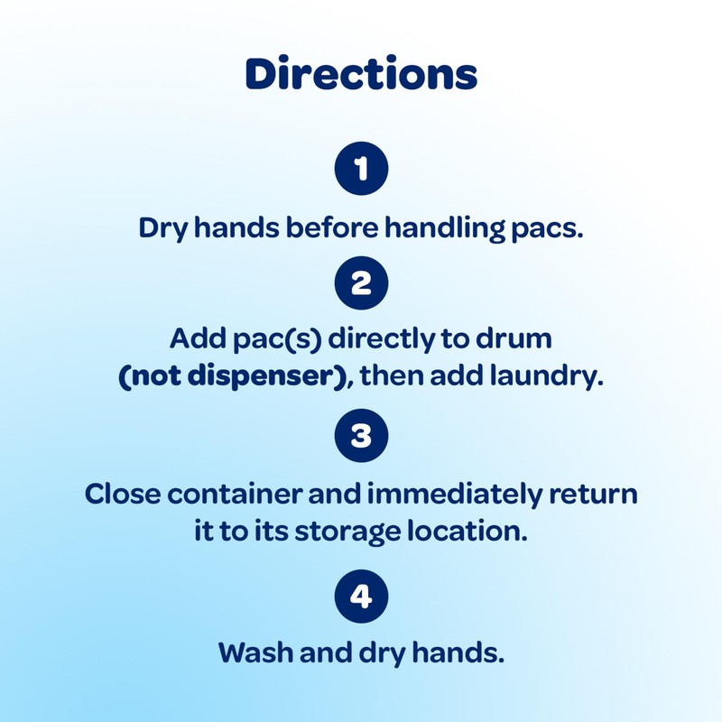 all Free Clear Mighty Pacs Laundry Detergent, for Sensitive Skin,