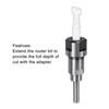 sourcing map Router Collet Extension Rod Converter Adapter 8mm to