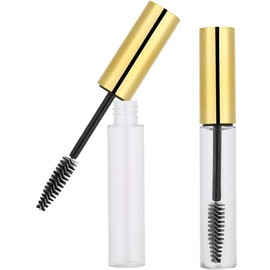 Mavis Laven Botella de envase de rímel vacía, 5 colores 10ml Tubo de rímel vacío con varita de pestañas Botella de envase de rímel reutilizable vacía(2#)