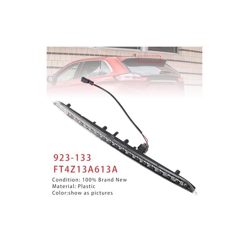 Topteng LED 3rd Third Brake Light Centre Assembly 923-133 FT4Z13A613A