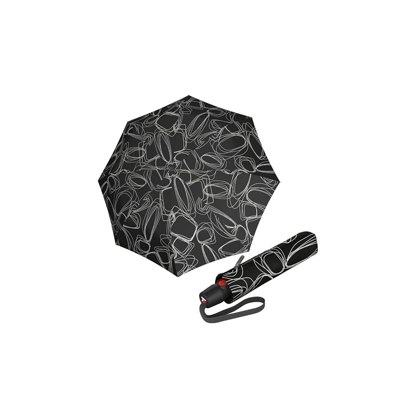 Knirps Brussels T.200 Duomatic Pocket Umbrella Stable and Stormproof, pure