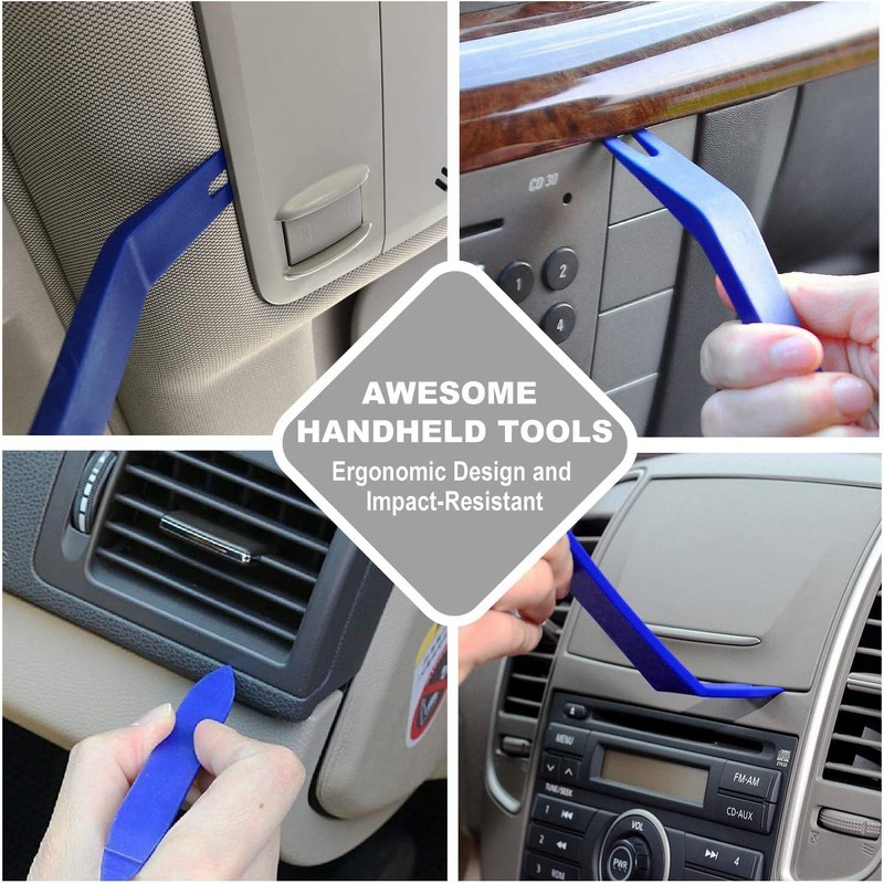 GLK Auto Trim Removal Tool Set, 5pcs Plastic Pry Tool