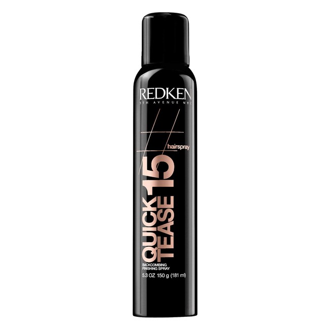 Redken Quick Tease 15 Anti Frizz Finishing Hairspray | For All Hair Types| Enhances Texture & Volume | Maximum Control