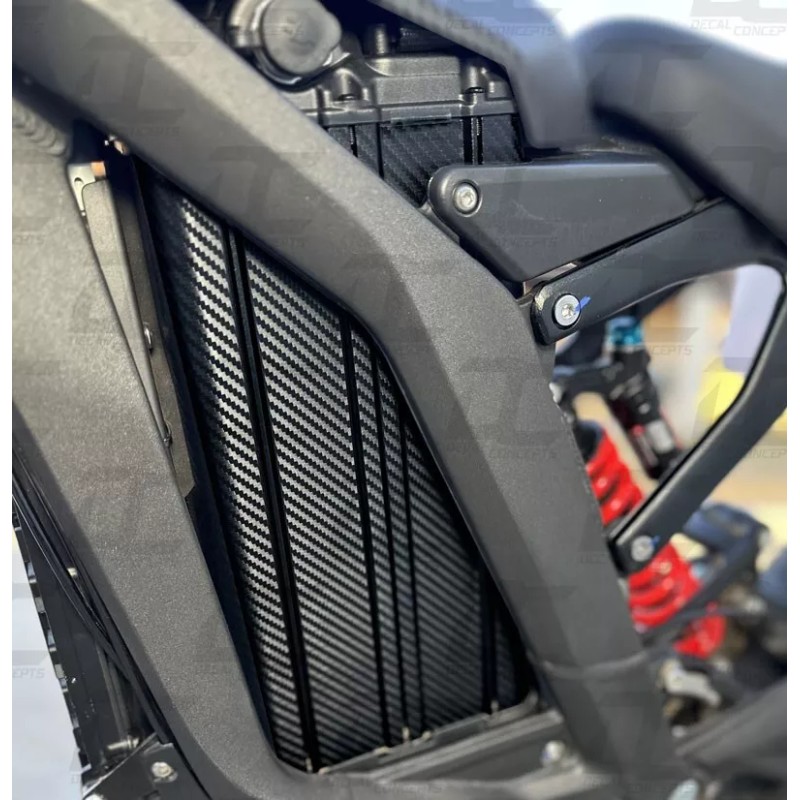 Decal Concepts Sur-Ron Carbon Fiber Battery Accent Decal Wrap Kit