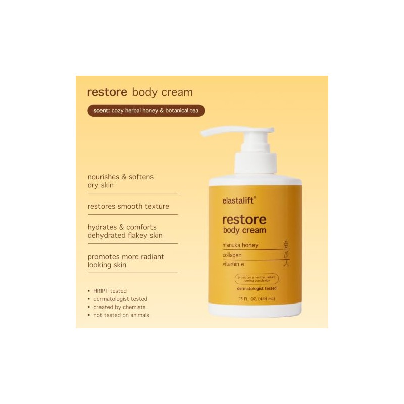Elastalift- Crema hidratante facial y corporal con miel de manuka