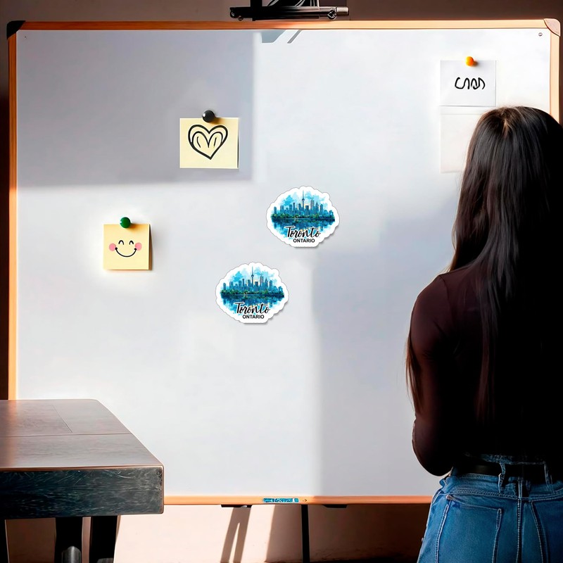 Toronto Ontario Canada Magnet 4 inch 2 Pack Vinyl for