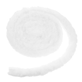 Gatuida DIY Faux Fur Ribbon Trim Soft Decorative Faux Fur Fabric for Chinese Clothing Accessories Easy to Use and Secure Attachment for Crafting Projects