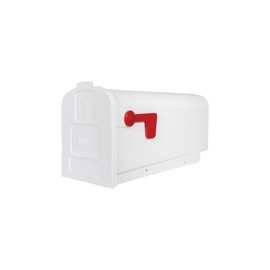 Gibraltar Post Mounted Mailbox Color: White