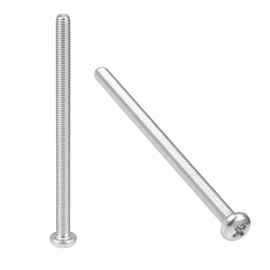 sourcing map 5 x Machine Screws Cross Slot M5 x 80 mm Swivel Head Fixings Bolts