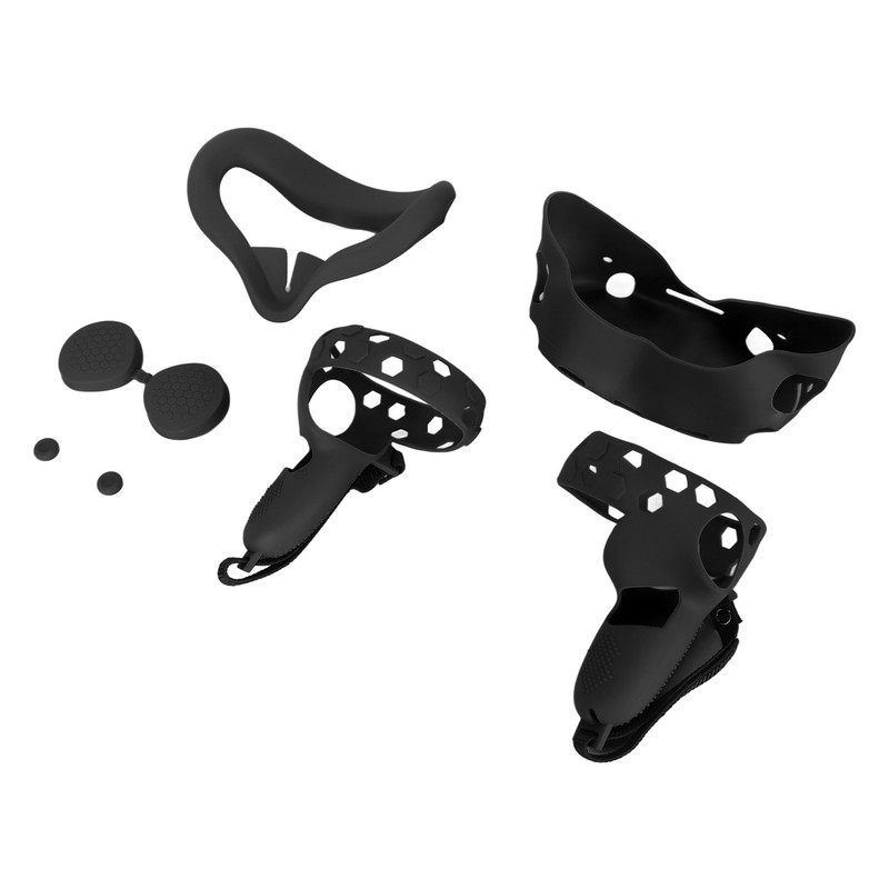 5 in 1 Silicone Cover Set for Quest 2 Includes