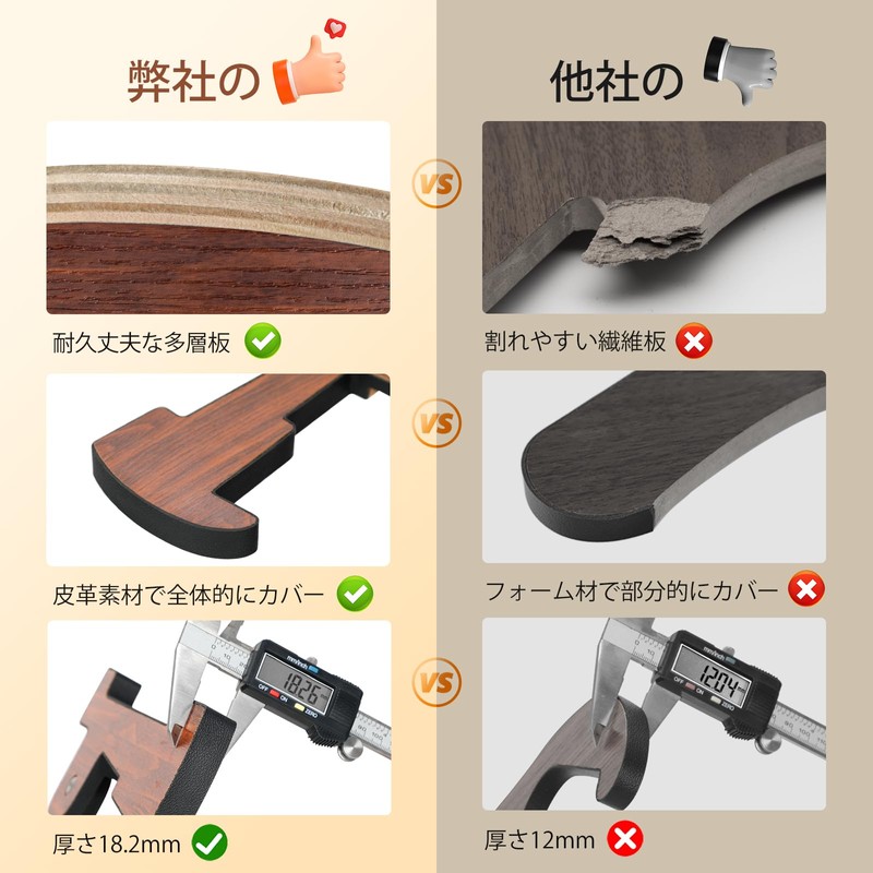 CAHAYA Guitar Stand, Ukulele, Acoustic Guitar, Wooden, Foldable, Easy Assembly,