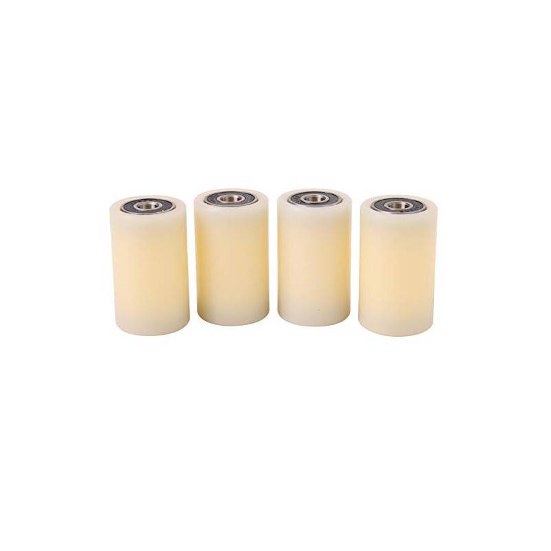 4 Pieces Nylon Rollers 30 mm diameter 50 mm wide