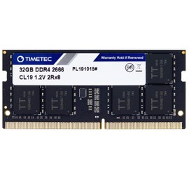 Timetec Hynix IC 32GB DDR4 SODIMM for Intel NUC KIT/Mini PC/HTPC/NUC Board 2666MHz PC4-21300 Non ECC Unbuffered 1.2V CL19 Dual Rank 260 Pin Memory Upgrade(32GB)