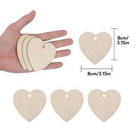 Lifreer 30PCS Wooden Christmas Baubles Christmas Wooden Ornaments Wood Slices Christmas Tree Hanging Decorations for Xmas Decoration DIY Crafts…