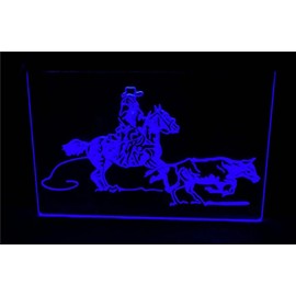 room decor led exit signs business light up letters lights board Cinema bar romantic marry sexy babe cave(12 * 16 icnh) Cowboy dog