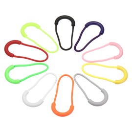 PATIKIL Zipper Pulls Replacement, 20 Pack Extension Cord Handle Plastic U-Shape Tab Tag Extender for Luggage Backpacks, Jackets, Handbags 10 Colors