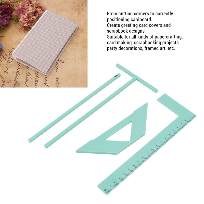 Bookbinding Kit, Acrylic Book Cover Making and Ruler Kit for