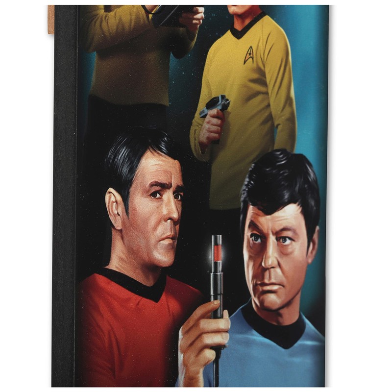 Open Road Brands Star Trek Line-Up Vertical Wood Wall Decor