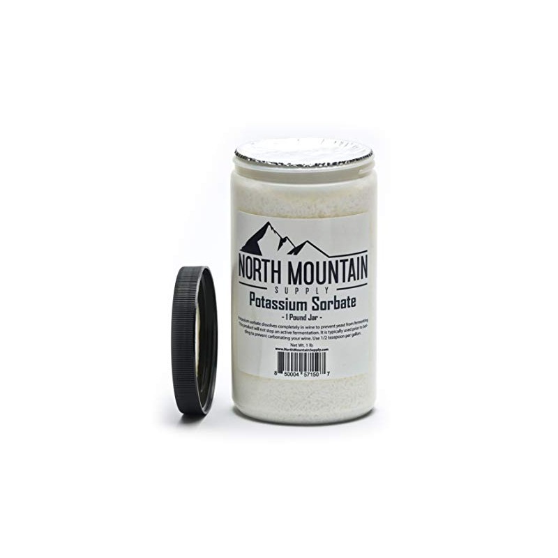 North Mountain Supply Food Grade Potassium Sorbate Stabilizer for Wine,