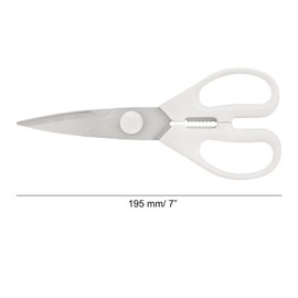 Arcos Prochef Series Kitchen Scissors Stainless Steel Blade 195 mm Polypropylene Handle White