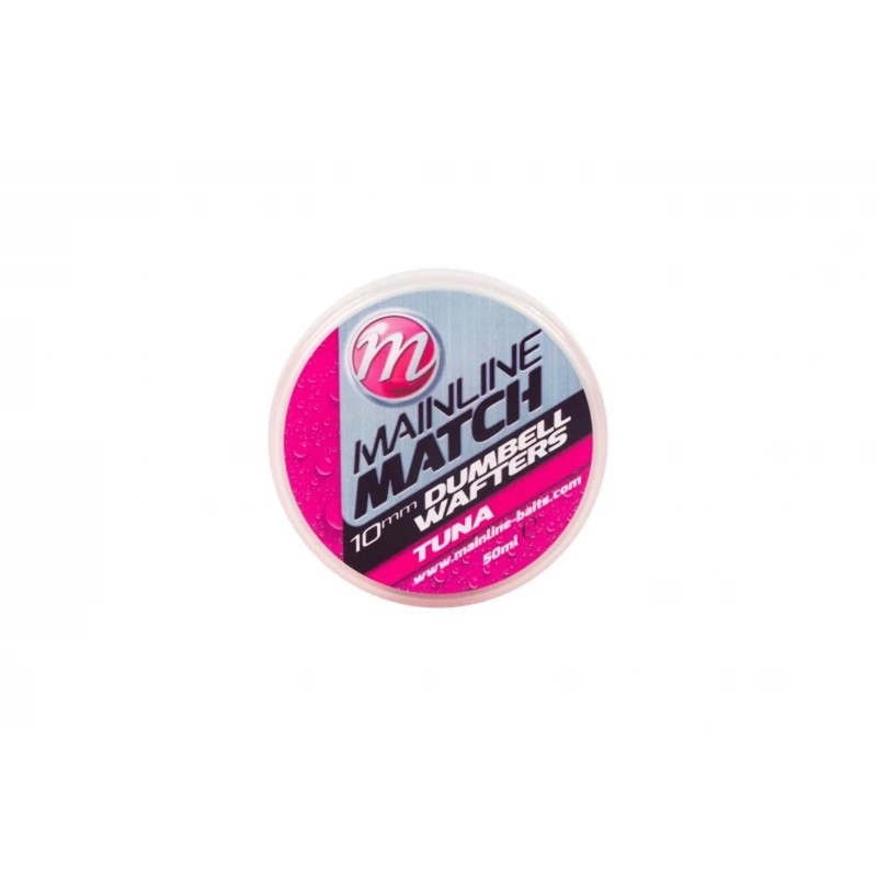 Mainline Match Dumbell Wafters: Tuna - Pink: 10mm