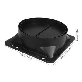 LIFKOME Kitchen Base Exhaust Valve Range Hood Smoke Extractor Non-return Valve for Stove Vent Covers Easy Install for Kitchen Bathroom Accessories