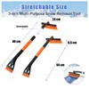 Desdira Car Ice Scraper, 2 in 1 Snow Brush with