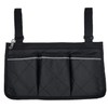 Wheelchair Side Bag, Waterproof Wheelchair Armrest Pouch Bag Organizer Pocket