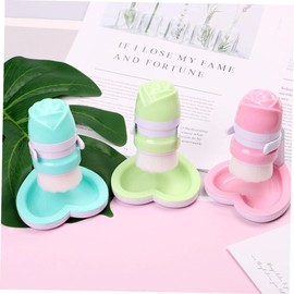 FOMIYES 1pc Adorable Double-headed Rose Face Wash Brush Tool Ergonomic Grip for Deep Pore Cleaning Facial Massage Brush Boxed Packaging