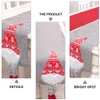 TOYANDONA Christmas Table Runner Santa Gnome Table Runner Christmas Table