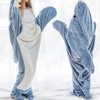 Shark Blanket Hoodie Kid, Wearable Shark Blanket, Shark Sleeping Bag,