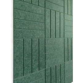 Large Cork Board Alternative - 47"x35" 12 Pack Felt Wall Tiles with Safe Removable Adhesive Tabs, Cork Wall Tiles Cork Board for Home Office Pin Board Tack Board 48 x 36 - Tree