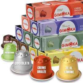 GIMOKA Hot Beverages Capsules - Variety Pack 100 ct assorted flavors. Pods compatible with original line machines