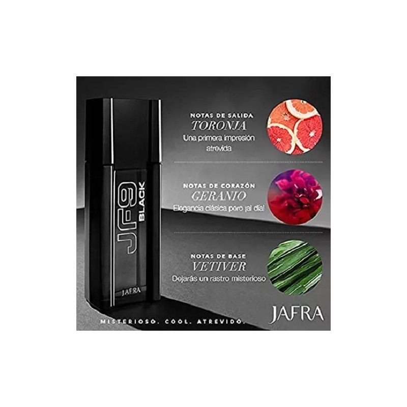 Jafra Jf9 Black Set Especial Jafra Con Desodorante Y Afther