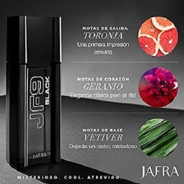 Jafra Jf9 Black Set Especial Jafra Con Desodorante Y Afther Shave