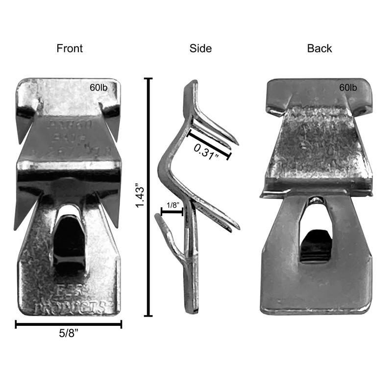 Electriduct Push & Hang Picture Frame and Mirror Wall Hanger
