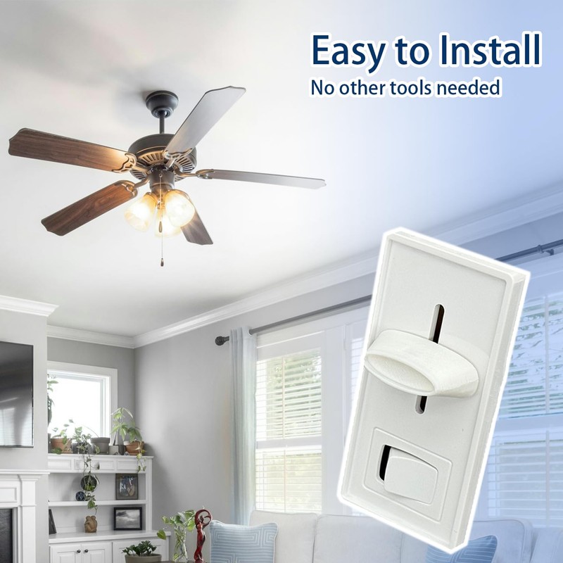 6pcs Dimmer Switch Knobs, Replacement Universal Dimmer Knob for Ceiling