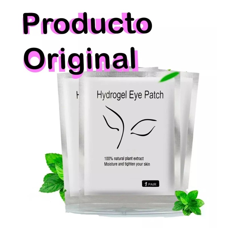 Universo en Linea Parches Gel Colágeno Extensiones Aplicacion Pestañas 50par