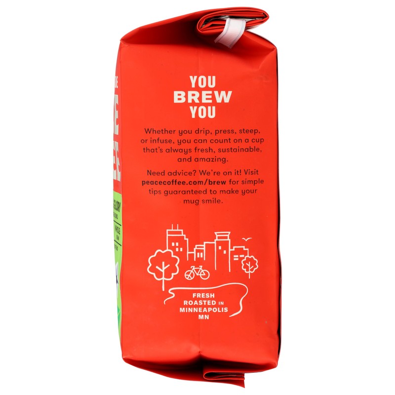 PEACE COFFEE Organic Morning Glory Blend, 12 OZ