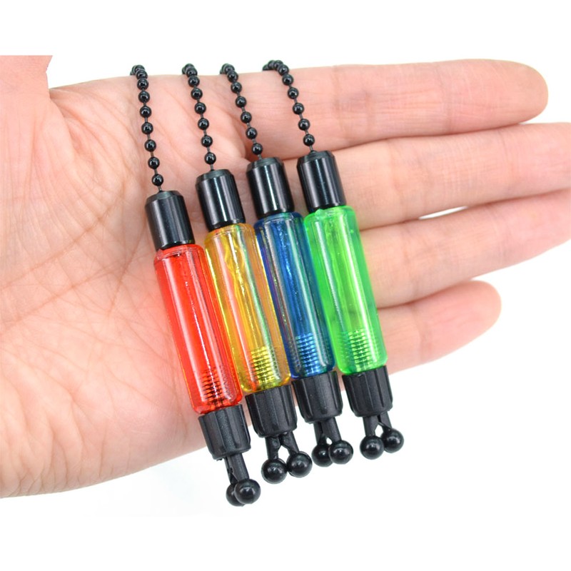 4pcs Fishing Alarms Fishing Hangers Bobbins Drop Off Indicators