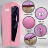 Hoesh UK Women Pink 72 Inches Breathable Bridesmaids Long Zip