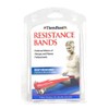 Thera-Band Unisex – Erwachsene 226454 Übungsbänder im Set STARK, schwer-blau/schwarz,