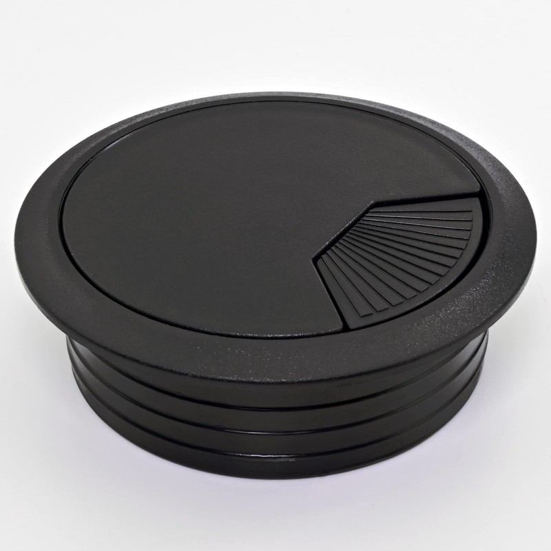 Mprofi MT® 5 x Cable Grommet Desk - Black Plastic