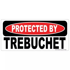 StickerSector REFLECTIVE PROTECTED BY TREBUCHET Sticker FS360-REF
