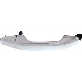 For Chevy Silverado 2500 HD 2015 2016 2017 2018 Exterior Door Handle Rear Driver OR Passenger Side | Single Piece | Chrome 2015-2018 | Trim: All Submodels | GM1520151 | 22923598